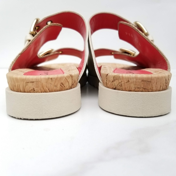 Pas De Rouge Vella Sandal Slides Buckle Straps - Picture 6 of 8